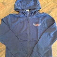 Nike Fleece L/S Full-Zip Hoodie - Navy (Unisex)