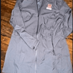 Women's Waterproof Rain Jacket - Grey